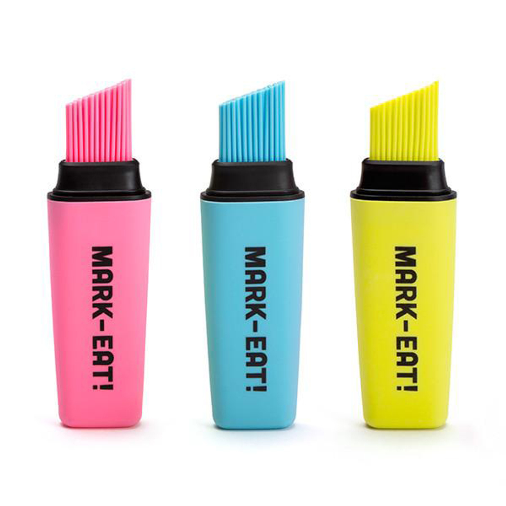 Кисточка для выпечки mark-eat голубая силиконовая