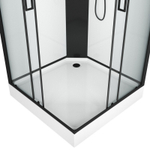 Душевая кабина Grossman Elegans GR251Q (90х90х217) дверь раздвижная,5 мест