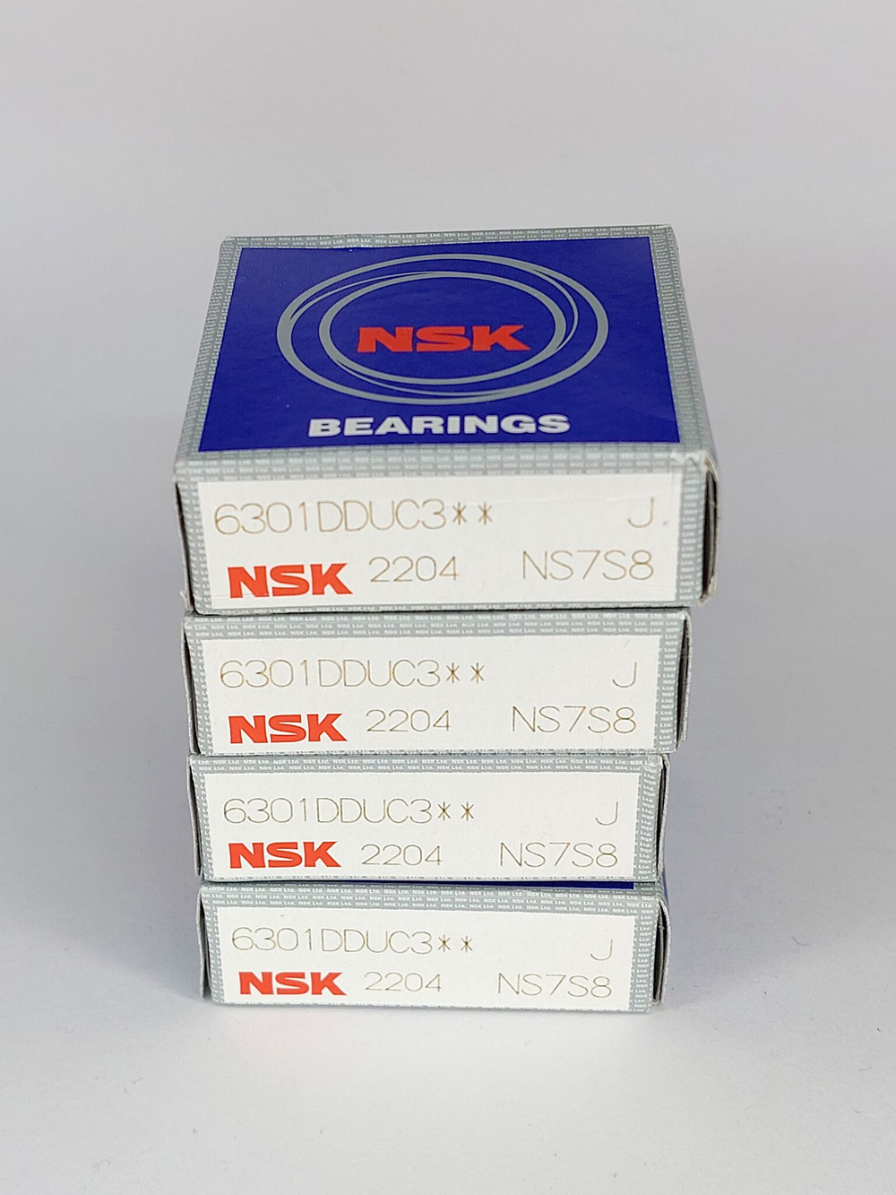 Подшипник NSK 6301DDUC3 12х37х12 мм к-т 2 шт.
