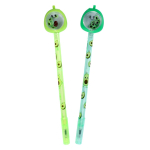 Ручка гелевая "Авокадо", 0,5мм, синяя, 2 вида микс