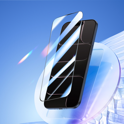 Защитное стекло для iPhone Air, серия Roga Series от Dux Ducis (комплект с ванночкой для автоматического выравнивания и установки)