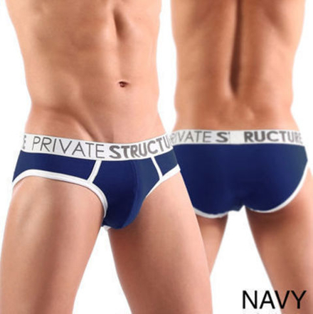 Мужские трусы слипы Private Structure Spectrum Low Rise Brief Navy PST0015
