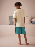 Пижама для мальчика Next E66-485, Молочный, Голубой