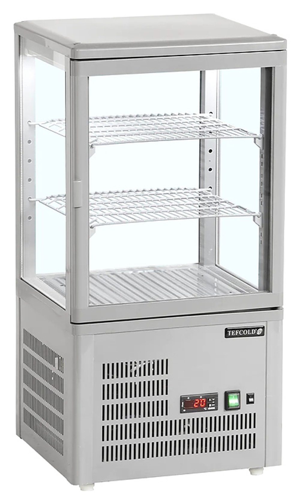 Витрина холодильная TEFCOLD UPD60 серая