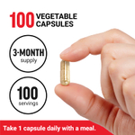 Force Factor, биотин, 10 000 мкг, 100 вегетарианских капсул