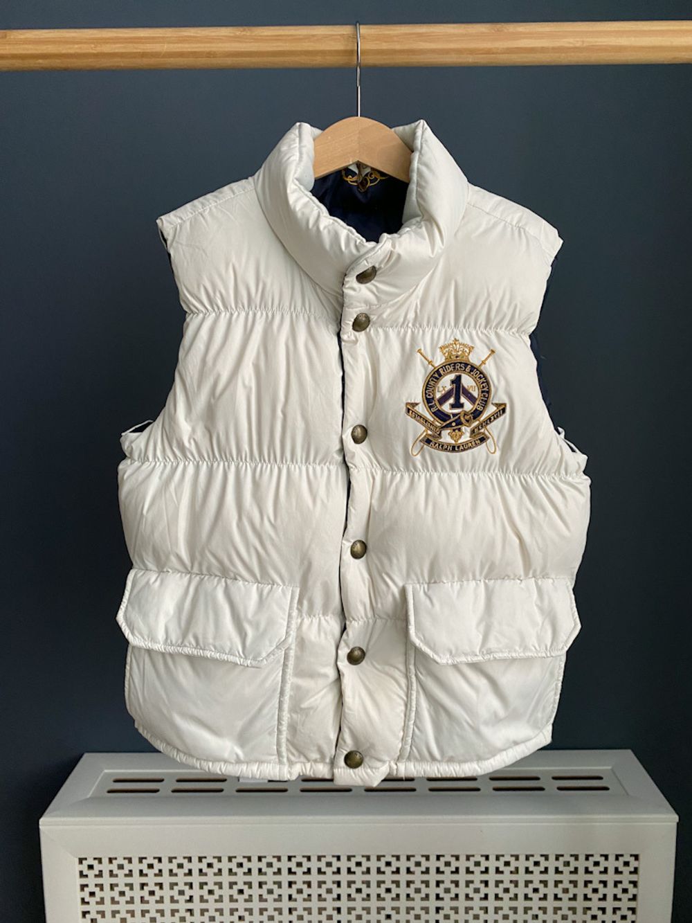 Пуховой жилет  Ralph Lauren 2хсторонний, 152