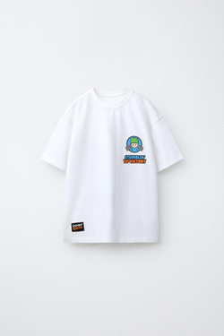 ZARA ФУТБОЛКА С КОРОТКИМ РУКАВОМ STUMBLE GUYS ™ © SCOPELY, БЕЛЫЙ