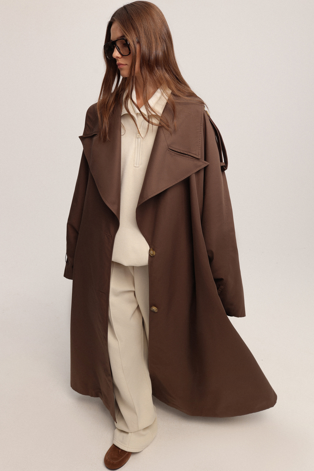 Тренч объемный