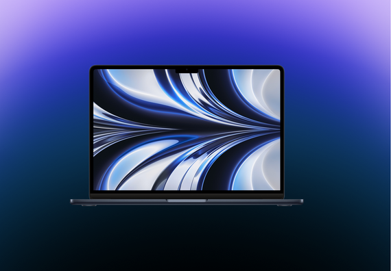 Ноутбук Apple MacBook Air 13.6" (M2, 8 Gb, 256 Gb SSD) Темно-синий (MLY33)