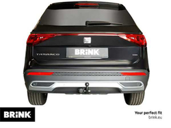 Фаркоп Brink (Thule) 666000 для Volkswagen Tiguan 2017-, Audi Q3 2011-2018, Seat Terreco 2016-(паспорт и сертификат в комплекте)(без электрики)