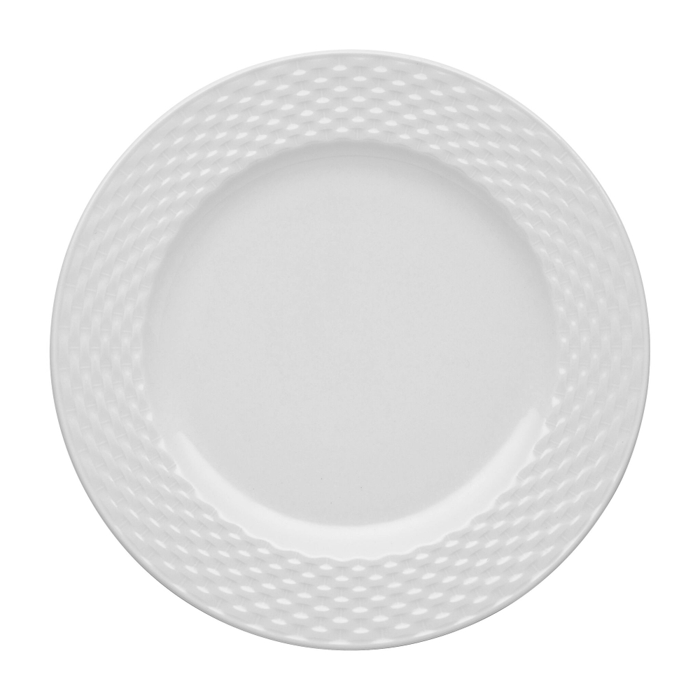 Тарелка с бортом круглая d=25 см., плоская, фарфор, Polo, Egypt porcelain/25109