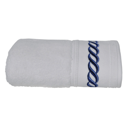 Полотенце 70х140 L'appartement Messina белое с синим