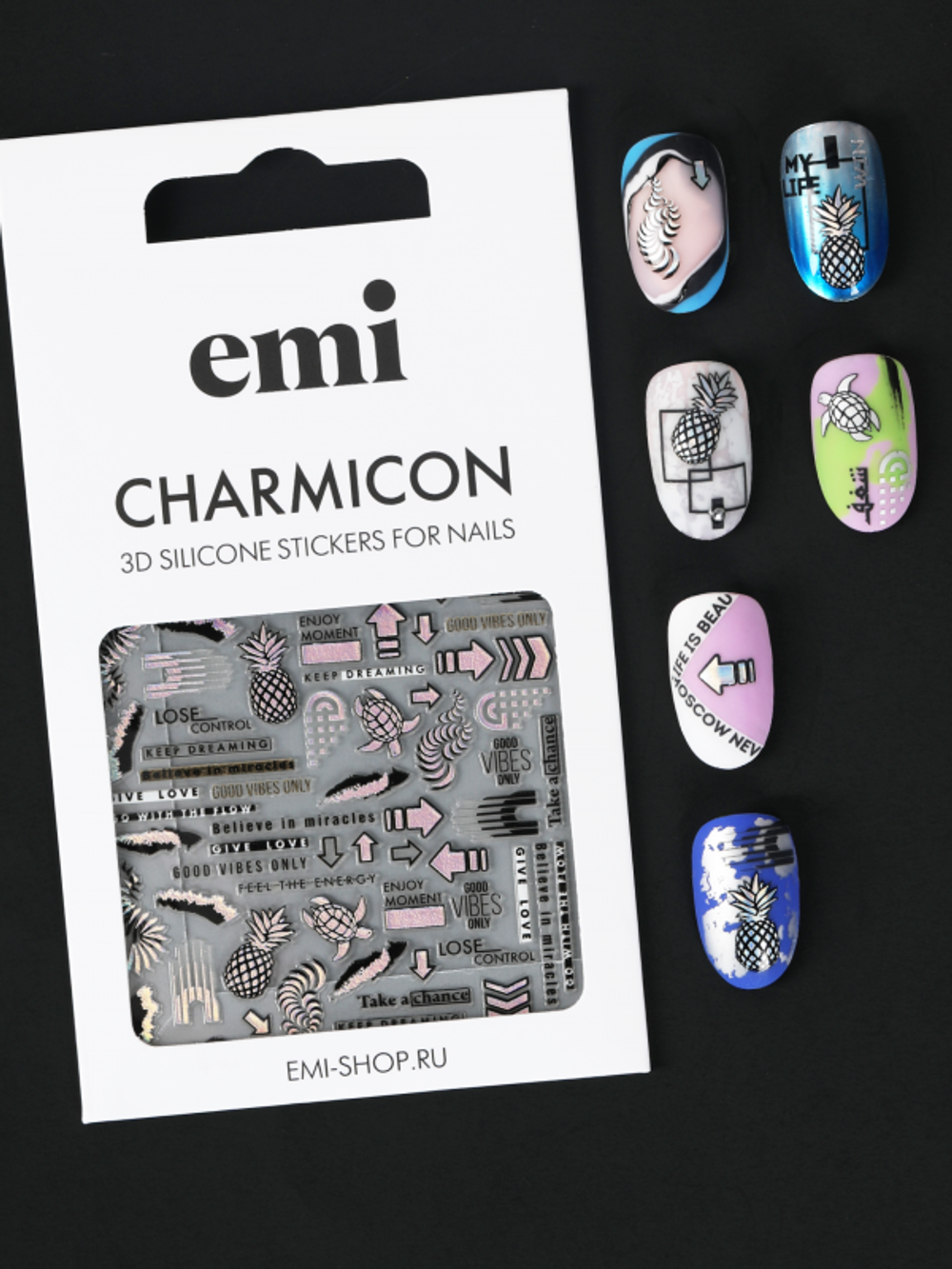 Charmicon 3D Silicone Stickers №213 Мысли