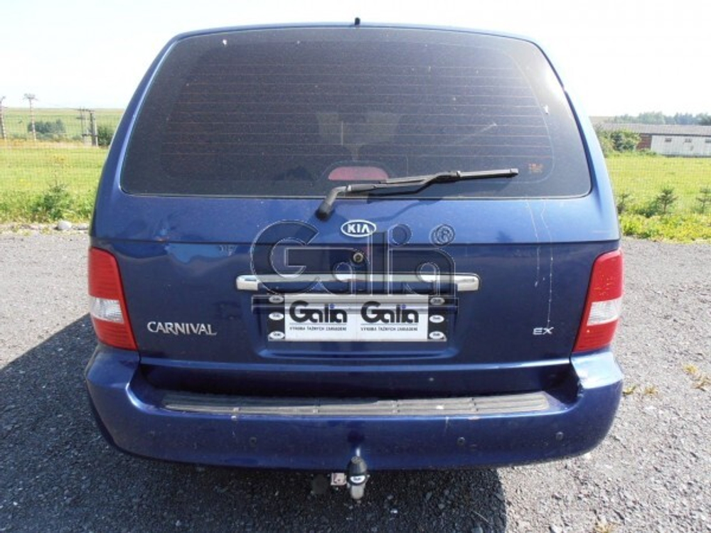 Фаркоп оцинкованный Galia K018A для Kia Carnival 1999-2006(паспорт и сертификат в комплекте)(без электрики)