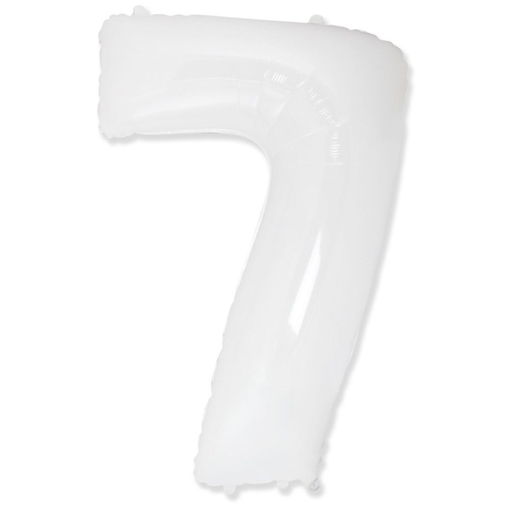 Шар ЦИФРА 7 White 40" 102 см