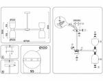 Люстра на штанге Ambrella Light LH LH56093