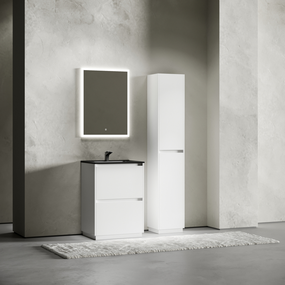 Тумба с раковиной Sancos Libra Floor 60 см LB60FW глянцевый белый