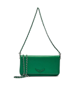 Кожаная сумка-мессенджер Zadig&Voltaire - зеленый(LWBA00001)