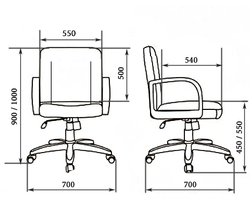 Кресло для руководителя PARIS B LX