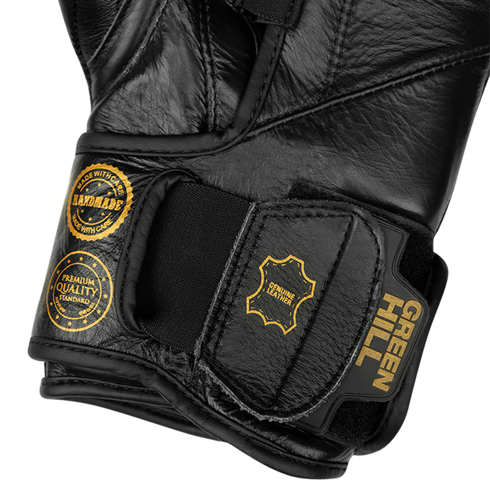 BGPP-2021-0070 Боксерские перчатки Power Padded Training, чёрно-золотые