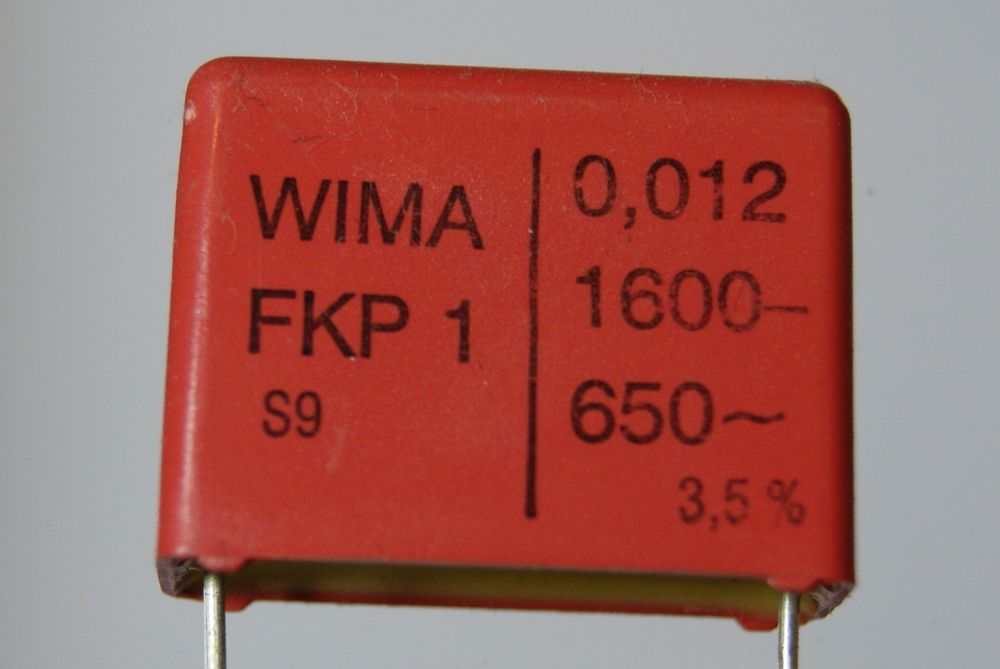 FKP1: 100 нФ, 600В, расст-е ног 37,5 мм,  5%