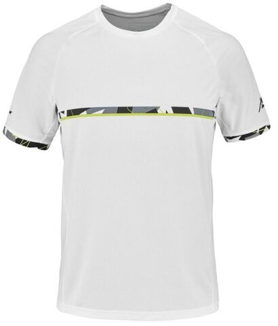 Теннисная футболка Babolat Aero Crew Neck Tee - White
