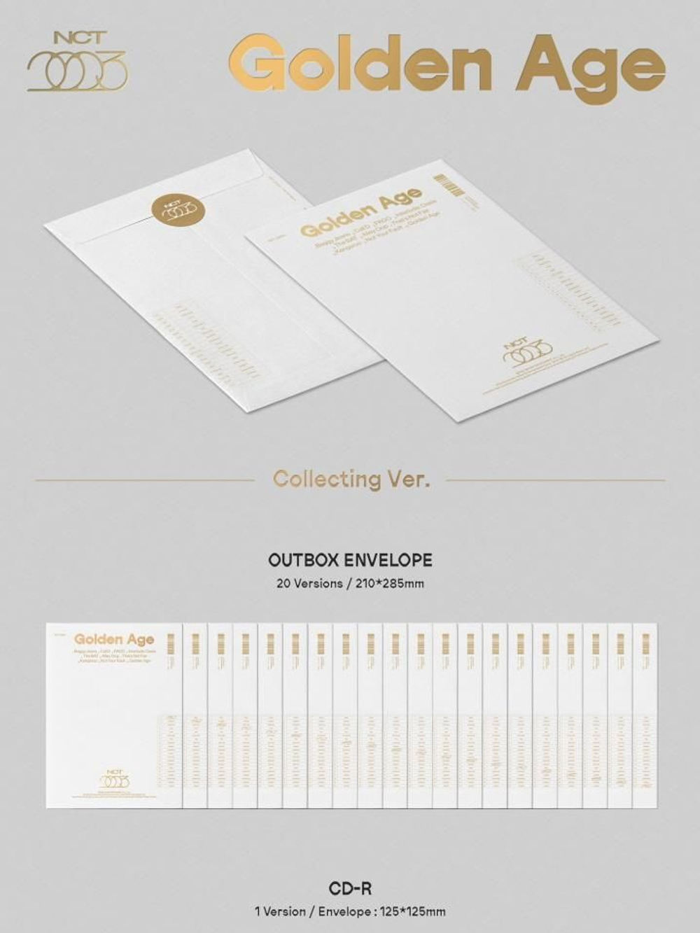Альбом NCT - Golden Age 4th Album COLLECTING Version RANDOM Cover
