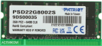 Оперативная память Patriot DDR2-800 2GB PC-6400 SODIMM (PSD22G8002S)