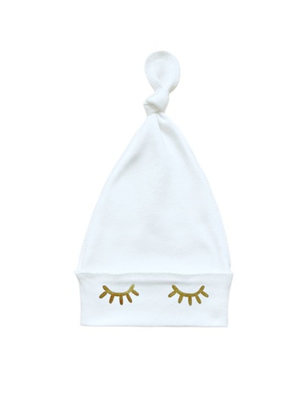 Шапочка-узелок White (реснички)