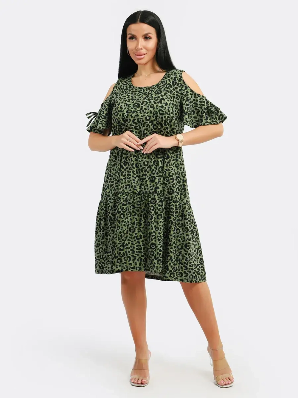 Платье свободное большие размеры