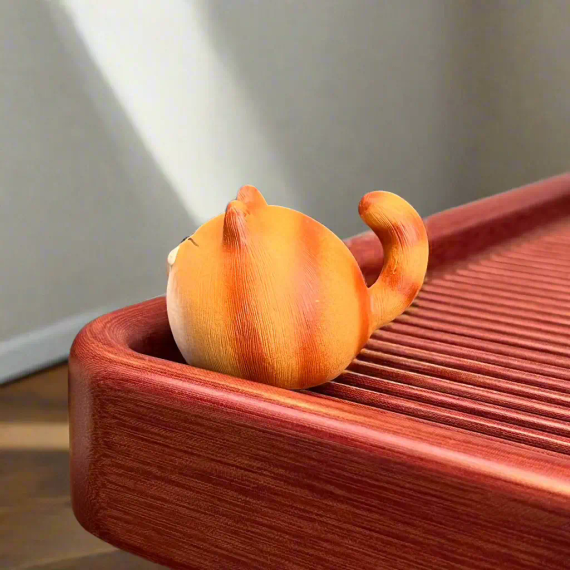 Фигурка Котик Алматинский, глина, 5 см