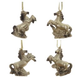 GAEM Фигурка декоративная подвесная "Лошадка", L6,5 W3 H7 см, 4в.