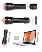 Fleshlight с интерактивностью Vstroker (Цвет: черный)