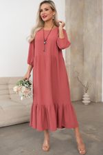 Платье Виолетта (коралл) Р11-1247 Nikol