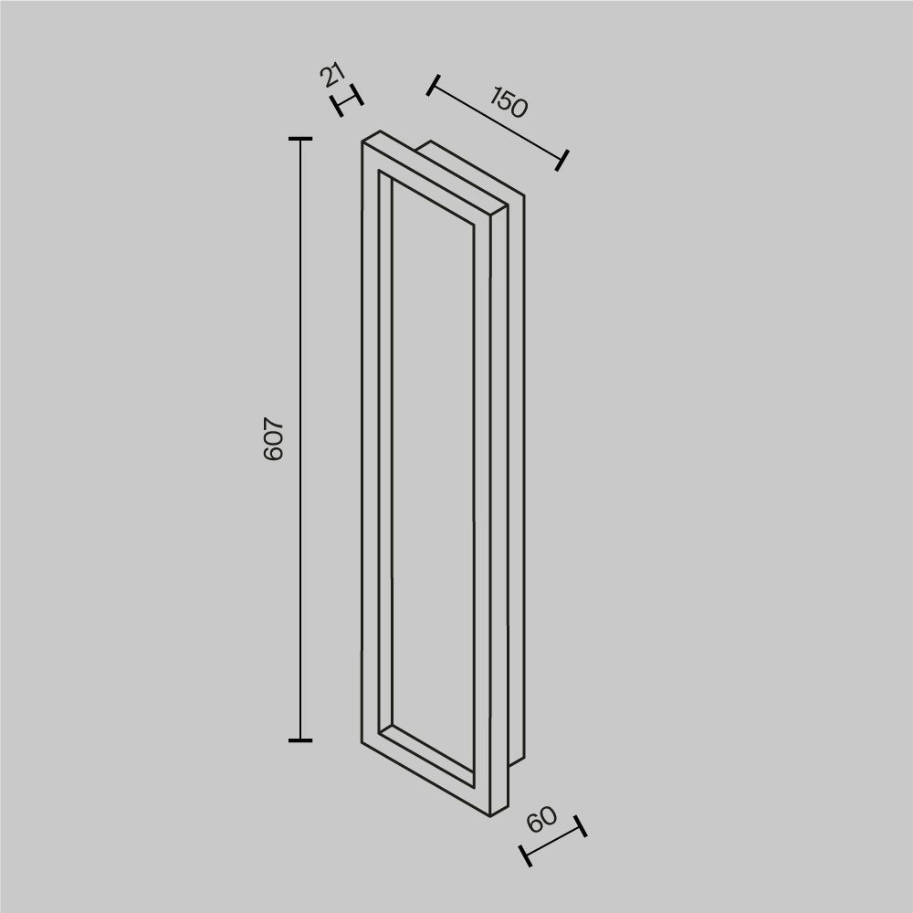 Светильник настенный светодиодный Maytoni   MOD311WL-L55B3K