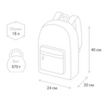 Рюкзак тактический Gongtex Hexagon 18 л Черный