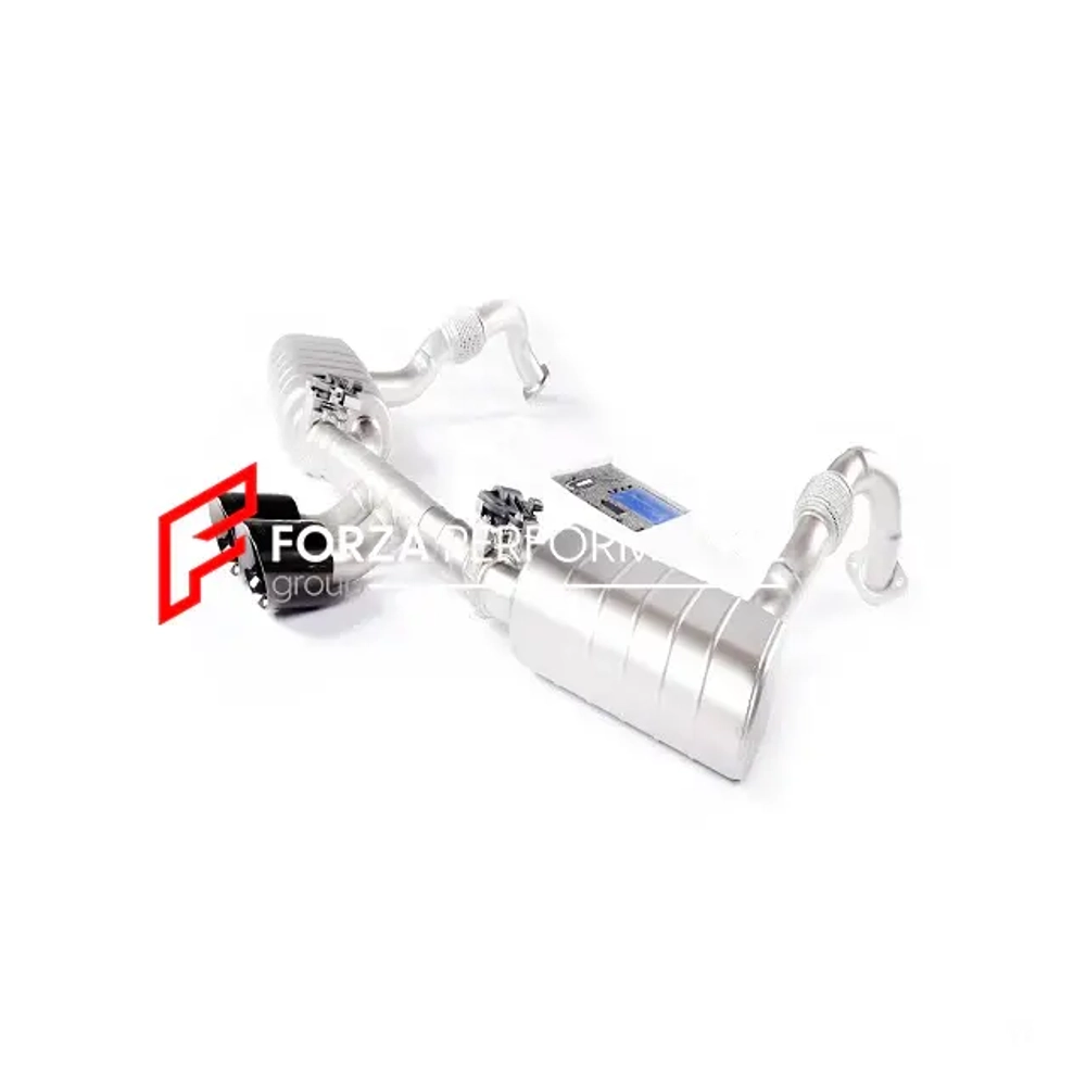 Спортивная выхлопная система с заслонками для Porsche Boxster 981 2012-2017 (2.9T и 3.4T) Порше Бокстер Кайман