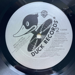 Винтажная виниловая пластинка LP Eric Clapton Behind The Sun (США 1985)