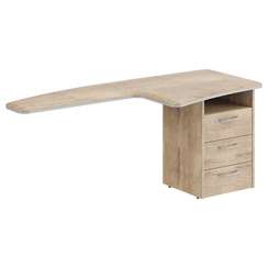 Брифинг-приставка с тумбой DB 1880.A(R)  1800х800х750 DIONI