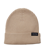 Шапка CLASSIC RIB BEANIE Calvin Klein - бежевый(K50K510982)