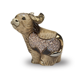 De Rosa Rinconada Статуэтка коллекционная Бурый бык.Теленок