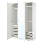 Шкаф - IKEA PAX/FARDAL/ÅHEIM/AHEIM/ПАКС/ФАРДАЛЬ/ОХЕЙМ ИКЕА, 60х150х236,4 см, белый
