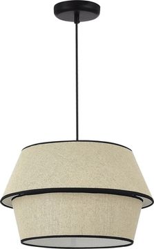 Подвесной светильник 1*E27 SL1354.413.01 бежевый / черный Jackie ST Luce