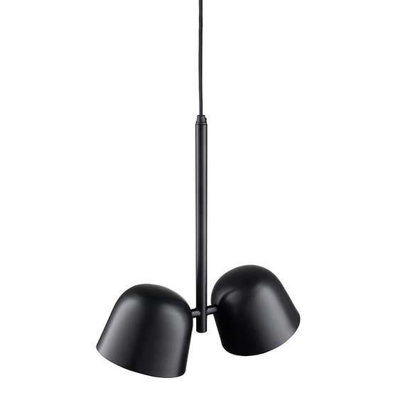 Светильник потолочный Enkel Kopp, 38х15х43 см, черный/золотистый