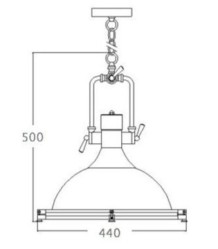 Design light Steampunk Antic