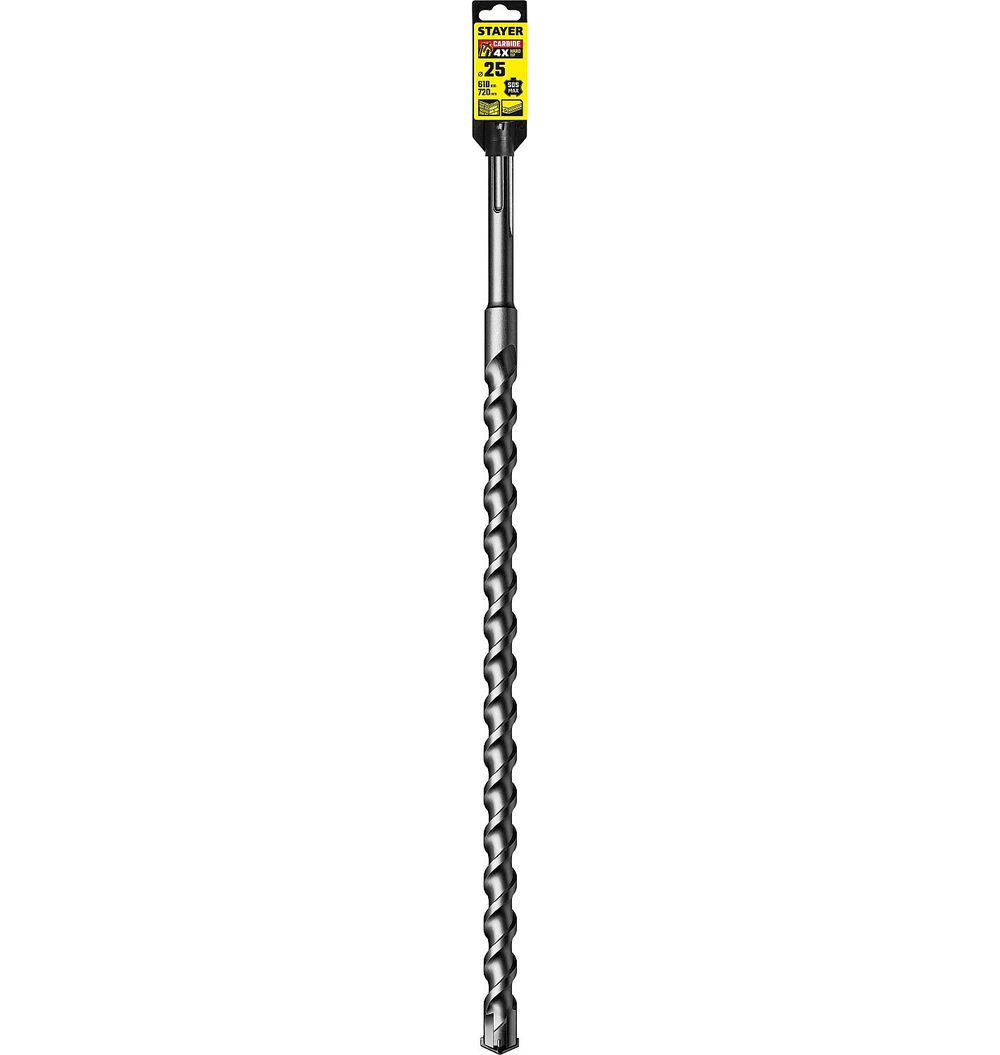 STAYER Hercules-4Х, 25 x 610/720 мм, SDS-max бур, Professional (29370-610-25)