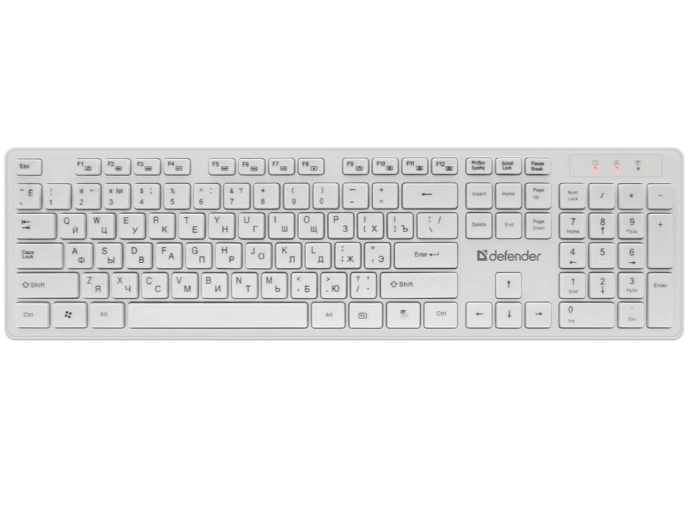 Клавиатура + мышь Defender Auckland C-987 (беспроводной набор) Wihte