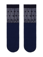 CONTE FANTASY Удлиненные носки с прозрачным верхом в горошек