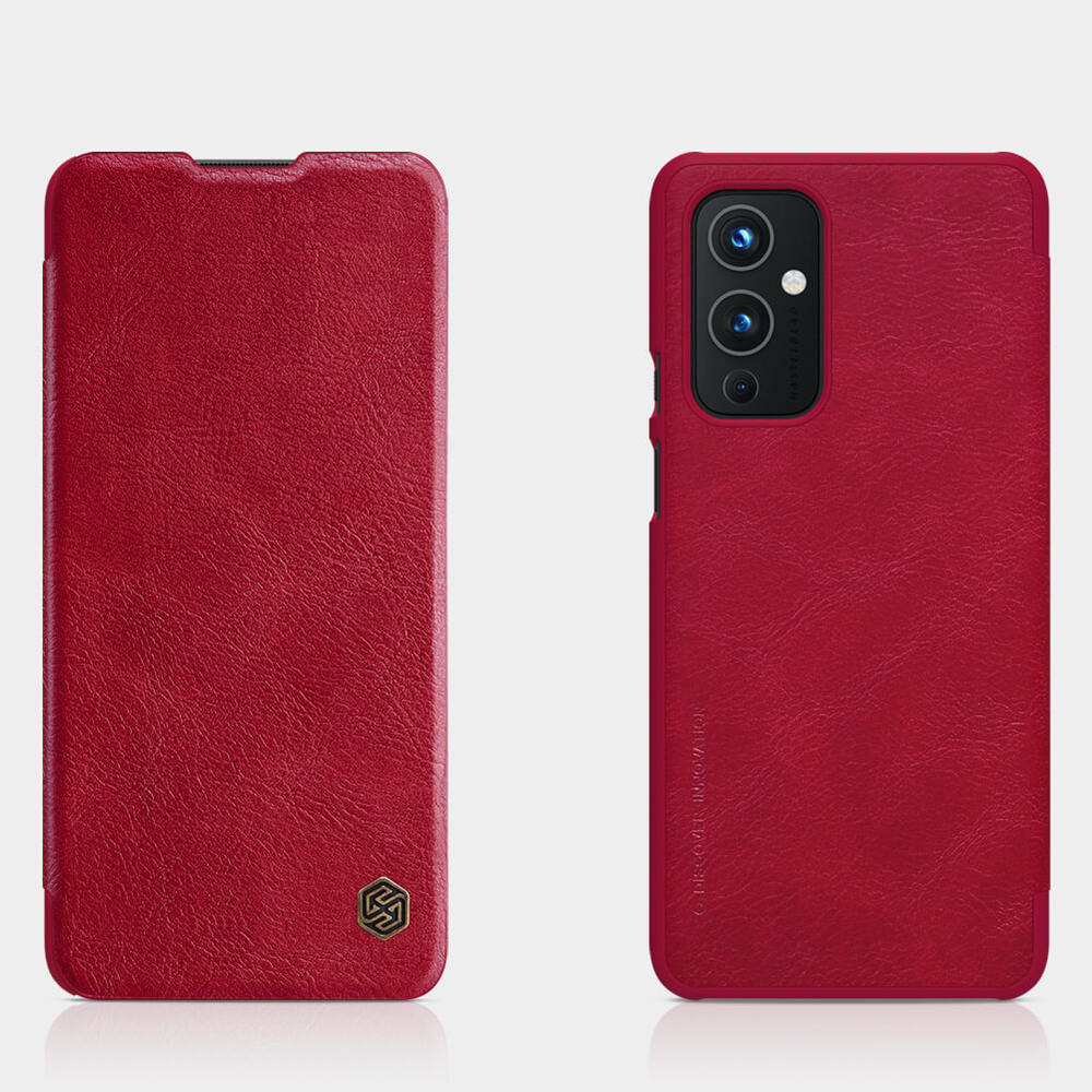 Кожаный чехол-книжка Nillkin Leather Qin для OnePlus 9R