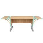 Растущая парта Дэми с боковыми полками СУТ 43-02 (1560×550 мм)